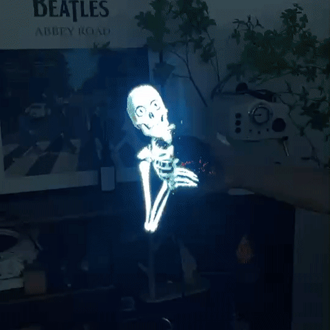 3D Hologram Fan Projector Light