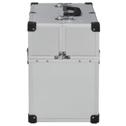vidaXL Tool Case 15"x8.9"x13.4" Silver Aluminum