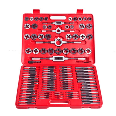 vidaXL Tap and Die Set with Storage Case Metric Rethreading Kit Repair Toolkit