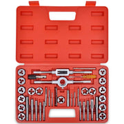 vidaXL Tap and Die Set with Storage Case Metric Rethreading Kit Repair Toolkit