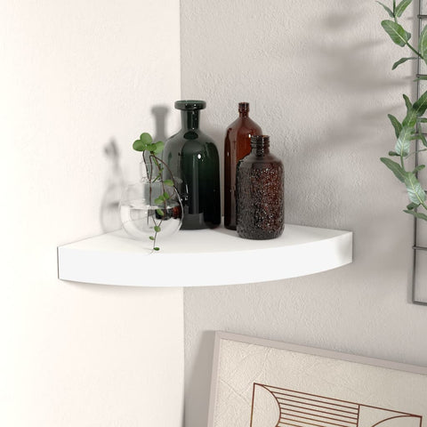 vidaXL Wall Corner Shelf Floating Corner Shelf Wall Mounted Display Shelf
