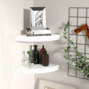 vidaXL Wall Corner Shelf Floating Corner Shelf Wall Mounted Display Shelf
