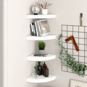vidaXL Wall Corner Shelf Floating Corner Shelf Wall Mounted Display Shelf