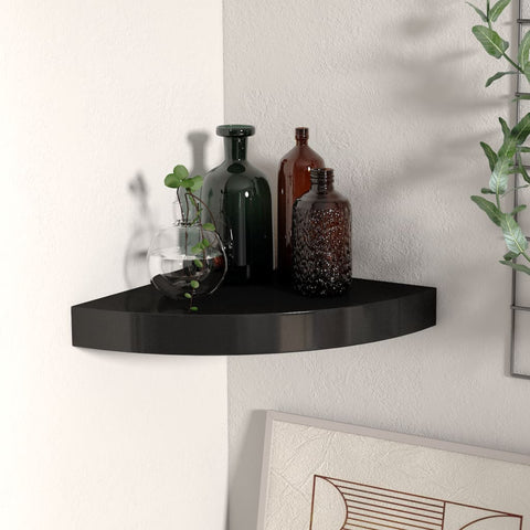 vidaXL Wall Corner Shelf Floating Corner Shelf Wall Mounted Display Shelf