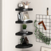 vidaXL Wall Corner Shelf Floating Corner Shelf Wall Mounted Display Shelf