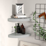 vidaXL Wall Corner Shelf Floating Corner Shelf Wall Mounted Display Shelf