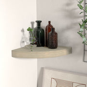 vidaXL Wall Corner Shelf Floating Corner Shelf Wall Mounted Display Shelf
