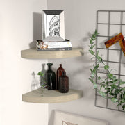 vidaXL Wall Corner Shelf Floating Corner Shelf Wall Mounted Display Shelf