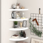 vidaXL Wall Corner Shelf Floating Corner Shelf Wall Mounted Display Shelf