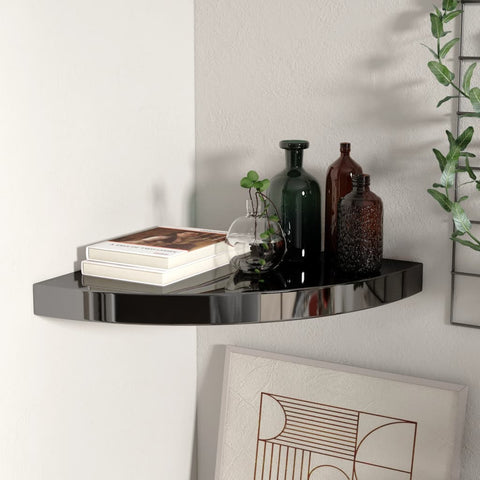 vidaXL Wall Corner Shelf Floating Corner Shelf Wall Mounted Display Shelf