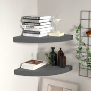 vidaXL Wall Corner Shelf Floating Corner Shelf Wall Mounted Display Shelf