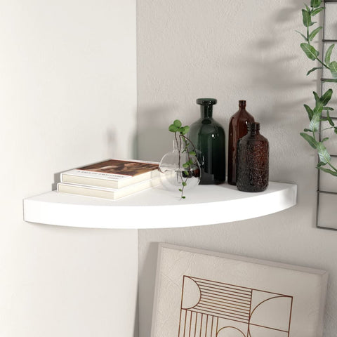 vidaXL Wall Corner Shelf Floating Corner Shelf Wall Mounted Display Shelf
