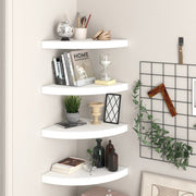 vidaXL Wall Corner Shelf Floating Corner Shelf Wall Mounted Display Shelf