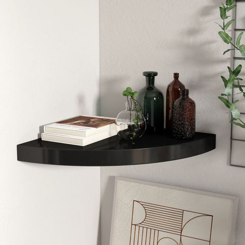 vidaXL Wall Corner Shelf Floating Corner Shelf Wall Mounted Display Shelf