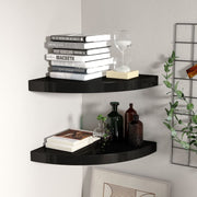 vidaXL Wall Corner Shelf Floating Corner Shelf Wall Mounted Display Shelf