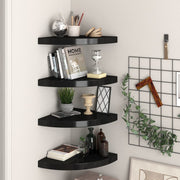 vidaXL Wall Corner Shelf Floating Corner Shelf Wall Mounted Display Shelf