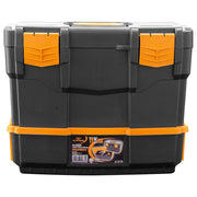 vidaXL Tool Box 16.5"x8.7"x13.4" PP