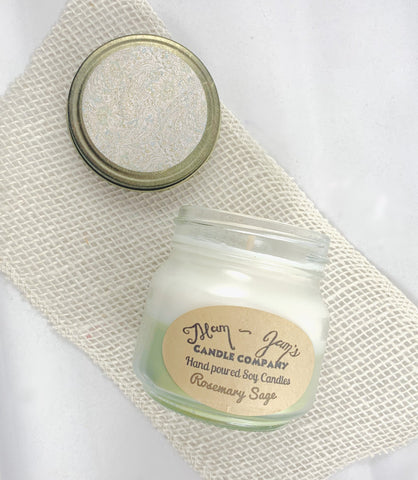 Rosemary Sage Soy Candle – Fresh & Herbal Scent | Mam Jam’s