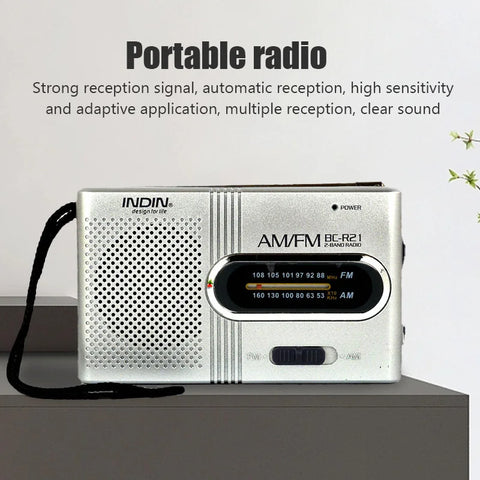 BC-R21 Mini AM/FM Portable Radio