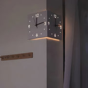 Nordic Square Modern Corner Wall Clock