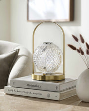 Abaetetuba Metallic - Brass Table Lamp
