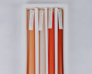 Lea Orange Taper Scented Candles