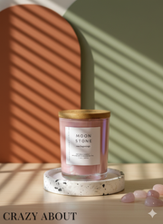 Energy Crystal Candle — Natural Soy Wax, Aromatherapy & Healing Crystals