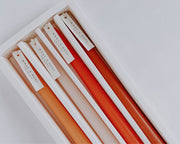 Lea Orange Taper Scented Candles