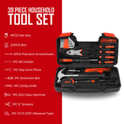 39-Piece Household Tool Kit