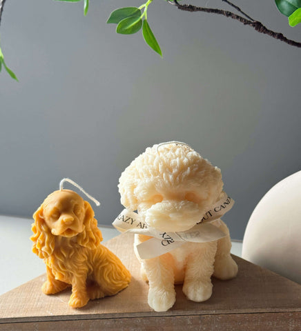 Large Puppy Candle - Perfect for Dog Lovers and Home Décor