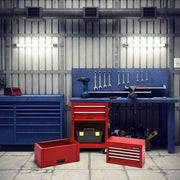 6-Drawer Tool Chest with Heightening Cabinet-Black