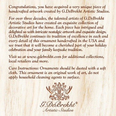 Bluebird Mercury Glass Ornaments by G. Debrekht - Wildlife Holiday Decor - 776006