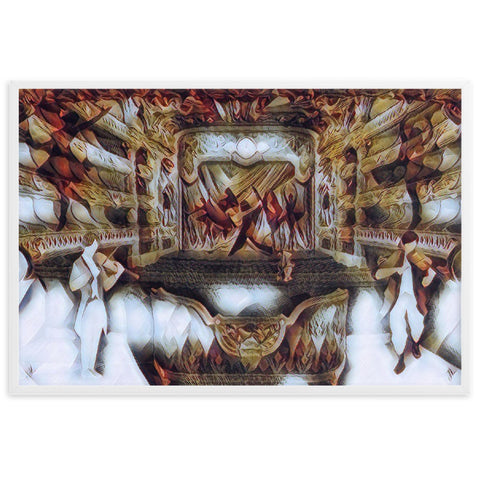 WHEN YOUR SENSES DANCE WITH MY MOMENTS JL.AK Velvet Edition Framed Poster