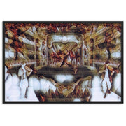 WHEN YOUR SENSES DANCE WITH MY MOMENTS JL.AK Velvet Edition Framed Poster