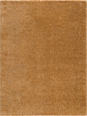Heavenly Solid Mustard Plush Rug - Clearance